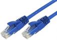 CAT 6 Network Patch Cable - RJ45-RJ45 - 0.3m, Blue